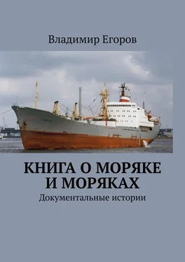 Владимир Егоров Книга о моряке и моряках. Документальные истории обложка книги