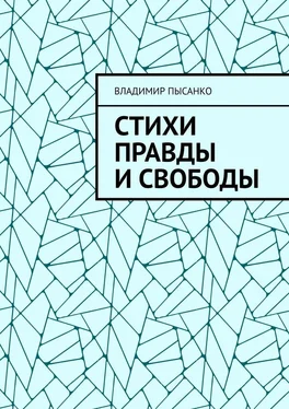 Владимир Пысанко Стихи правды и свободы обложка книги