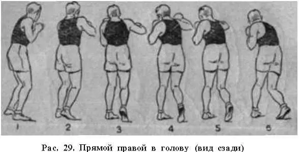Встречный прямой удар правой в голову построен на опережении и его применяют - фото 27