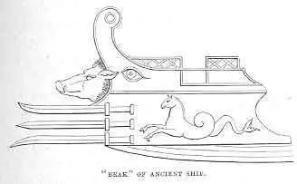 Ships built by the Greeks and Romans for war were sharper and more elegant than - фото 14