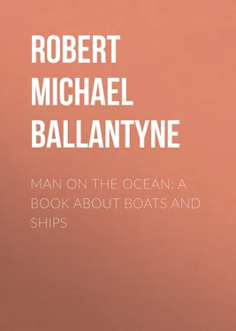 Robert Michael Ballantyne Man on the Ocean: A Book about Boats and Ships обложка книги