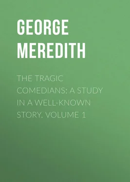 George Meredith The Tragic Comedians: A Study in a Well-known Story. Volume 1 обложка книги