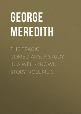 George Meredith The Tragic Comedians: A Study in a Well-known Story. Volume 3 обложка книги