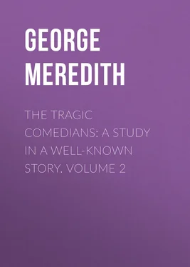 George Meredith The Tragic Comedians: A Study in a Well-known Story. Volume 2 обложка книги