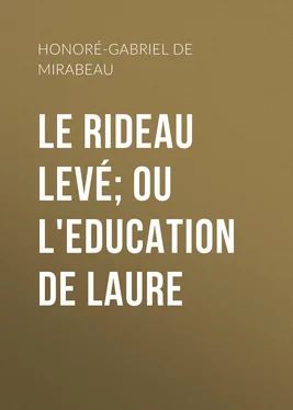 Honoré-Gabriel Mirabeau Le Rideau levé; ou l'Education de Laure обложка книги