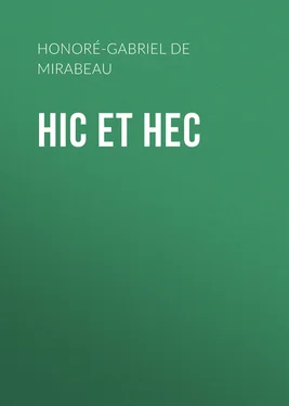 Honoré-Gabriel Mirabeau Hic et Hec обложка книги