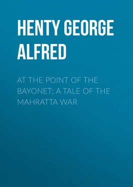 George Henty At the Point of the Bayonet: A Tale of the Mahratta War обложка книги