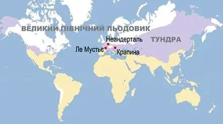 Світ за мустьєрської доби Змін зазнав і рослинний і тваринний світ Краї - фото 5