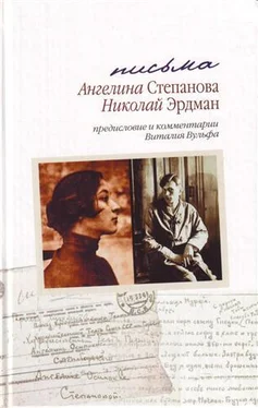 Николай Эрдман Письма: Николай Эрдман. Ангелина Степанова, 1928-1935 гг.[с комментариями и предисловием Виталия Вульфа] обложка книги