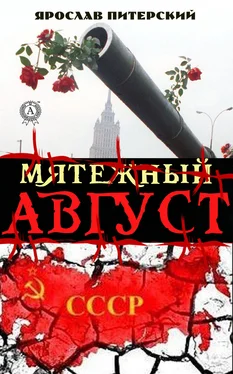 Ярослав Питерский Мятежный август обложка книги