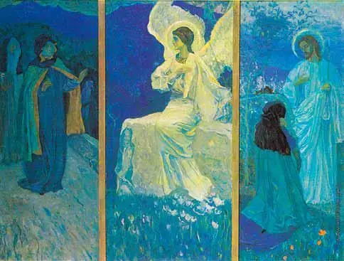 Триптих Воскресение Христа 1922 г М В Нестеров Тульский областной - фото 6