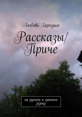 Любовь Гаркуша Рассказы/Приче. на руском и српском језику обложка книги