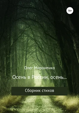 Олег Мироненко Осень в России, осень… Сборник стихов обложка книги