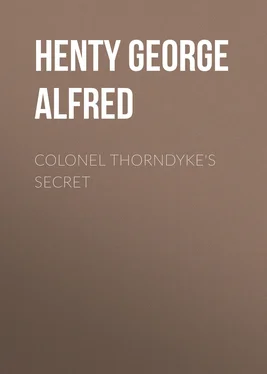 George Henty Colonel Thorndyke's Secret обложка книги