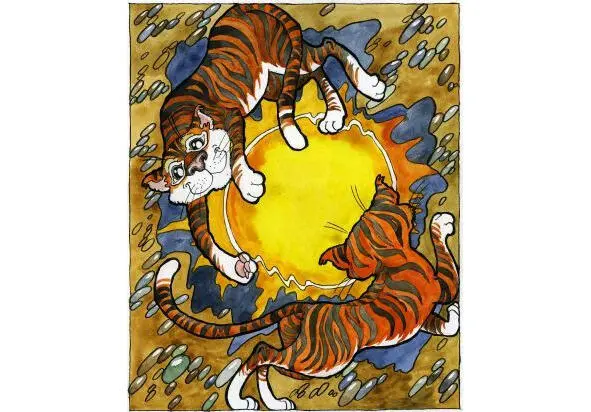 Тигры солнышко катали Как большой блестящий шар Полосатые не знали Что - фото 3