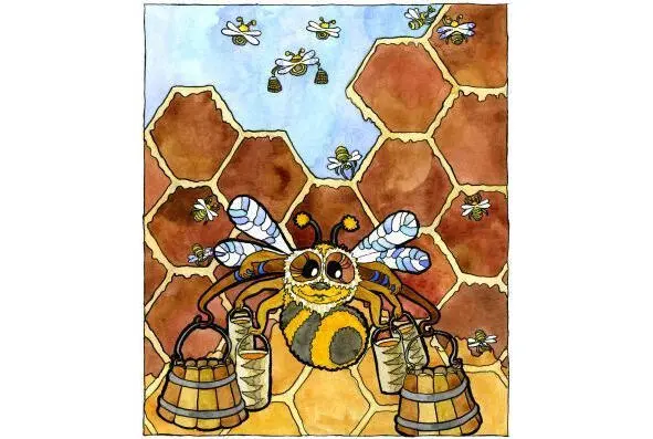 Говорит пчела Жужу Я вам домик покажу В нем сейчас полно работы - фото 5