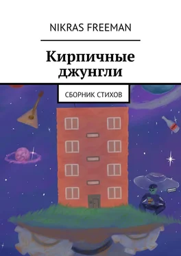 Nikras Freeman Кирпичные джунгли. Сборник стихов обложка книги