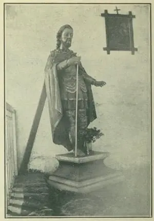 Statue of San Luis Rey Which Stands at the Right of the Altar in Pala Chapel - фото 9