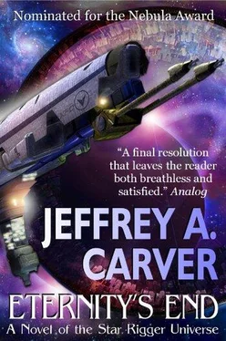 Jeffrey Carver Eternity's End обложка книги