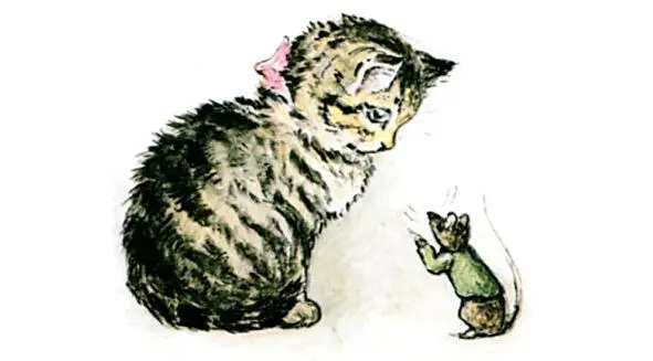 THE STORY OF MISS MOPPET Котёнок мисс КисКисс думает что вотвот поймает - фото 1