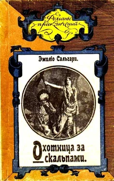 Эмилио Сальгари Охотница за скальпами обложка книги