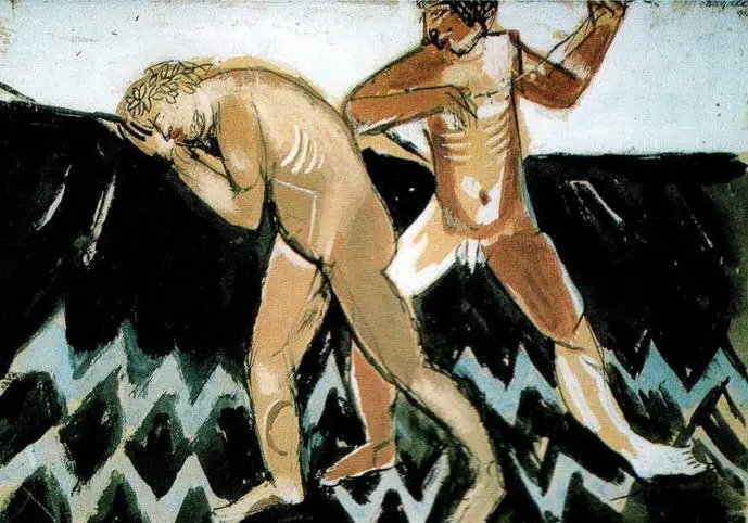 С легкостью о грехе Библия была для Шагала неисчерпаемым источником - фото 20