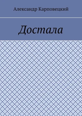 Александр Карповецкий Достала обложка книги