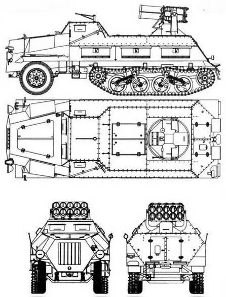 Panzerwerfer 42 Самоходная пусковая установка созданная для повышения - фото 214