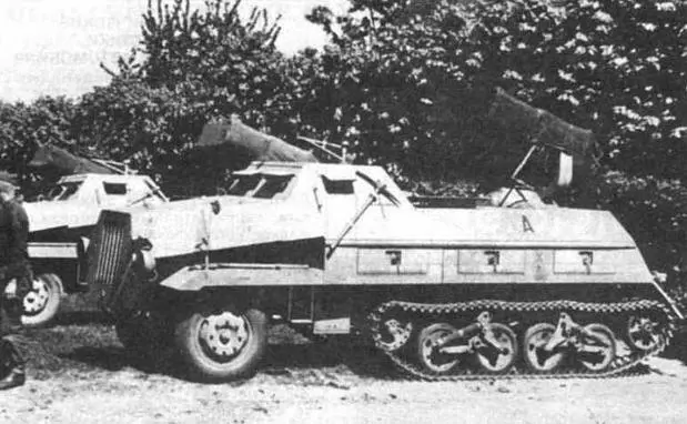 Самоходные пусковые установки Panzerwerfer 42 только что покинувшие заводской - фото 215