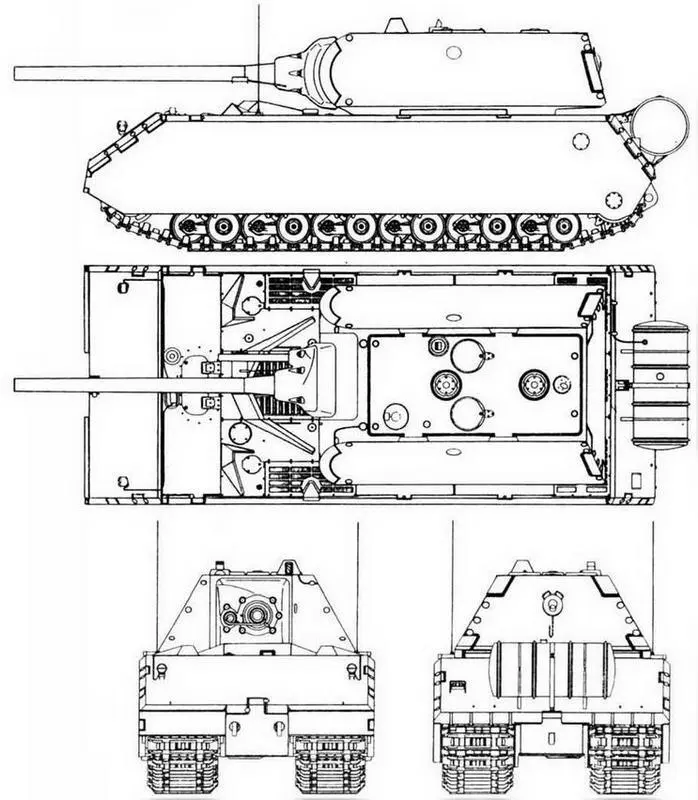 Maus В массивной маскустановке танка Maus размещался спаренный лафет из - фото 234