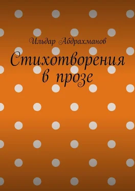 Ильдар Абдрахманов Стихотворения в прозе. Сборник из шести стихотворений в прозе обложка книги