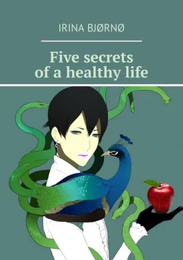 Irina Bjørnø Five secrets of a healthy life обложка книги
