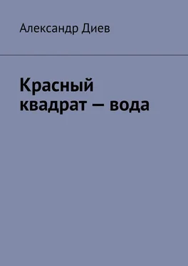 Александр Диев Красный квадрат – вода обложка книги