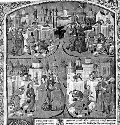 Рис 125 Старинная миниатюра из книги Jean de Courcy Chronique de la - фото 25