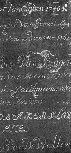 Рис 697 Даты XVIII века на бельгийских табличках 1764 здесь единица - фото 354