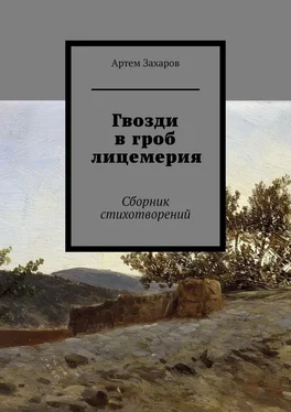 Артем Захаров Гвозди в гроб лицемерия. Сборник стихотворений обложка книги