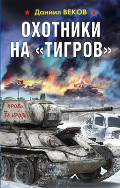 Даниил Веков Охотники на «Тигров» обложка книги