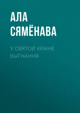 Ала Сямёнава У святой краіне выгнання обложка книги