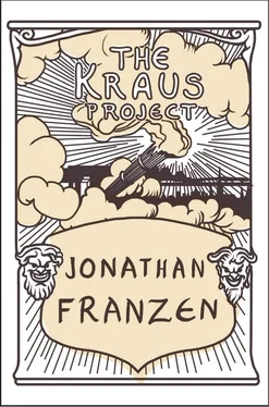 Jonathan Franzen The Kraus Project обложка книги