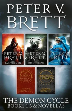 Peter V. Brett The Demon Cycle Books 1-3 and Novellas: The Painted Man, The Desert Spear, The Daylight War plus The Great Bazaar and Brayan’s Gold and Messenger’s Legacy обложка книги