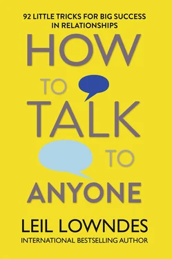 Leil Lowndes How to Talk to Anyone: 92 Little Tricks for Big Success in Relationships обложка книги