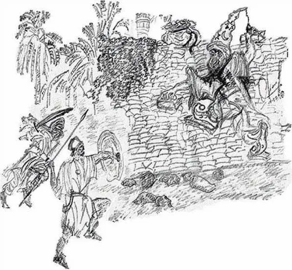AlMajnun flings off pursuers That scoundrel stole my gold Shouted the - фото 8