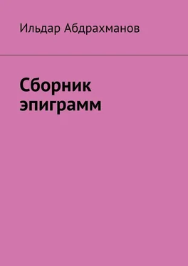 Ильдар Абдрахманов Сборник эпиграмм обложка книги