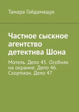 Тамара Гайдамащук Частное сыскное агентство детектива Шона. Мотель. Дело 45. Особняк на окраине. Дело 46. Скорпион. Дело 47 обложка книги