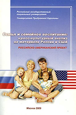 Коллектив авторов Семья и семейное воспитание: кросс-культурный анализ на материале России и США обложка книги