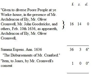 Mr Cranfords disbursements show no dates His receipts immediately followed - фото 1