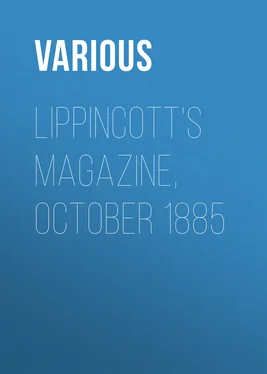 Various Lippincott's Magazine, October 1885 обложка книги