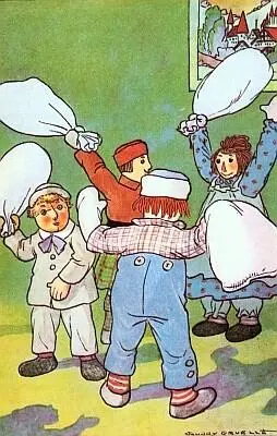 Then all the dolls ran to their beds and brought their pillows and had the - фото 5