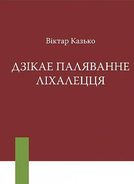 Віктар Казько Дзікае паляванне ліхалецця (зборнік) обложка книги