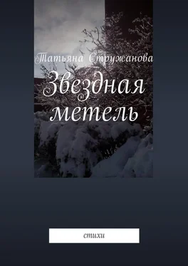 Татьяна Стружанова Звездная метель. Стихи обложка книги